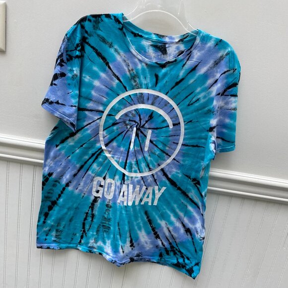 Hot Topic Tie Dye Go Away T-shirt size Large tee - Picture 4 of 8